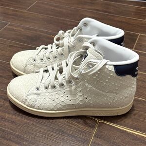 Adidas Cream High-Top Stan Smith